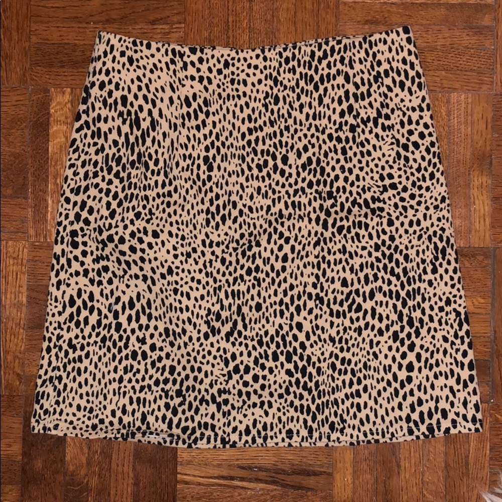 Brandy Melville Spotted Print Mini Skirt
